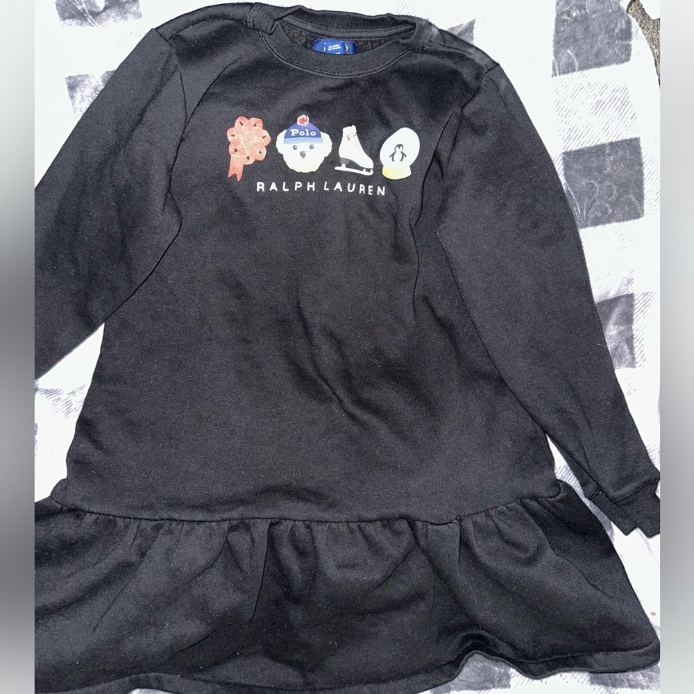 Polo Ralph Lauren girls winter ‘23 long sleeve dress.